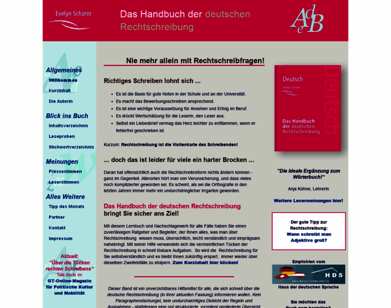 Rechtschreibung-handbuch.de thumbnail