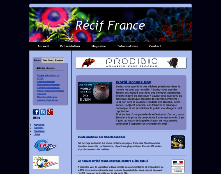 Recif-france.com thumbnail