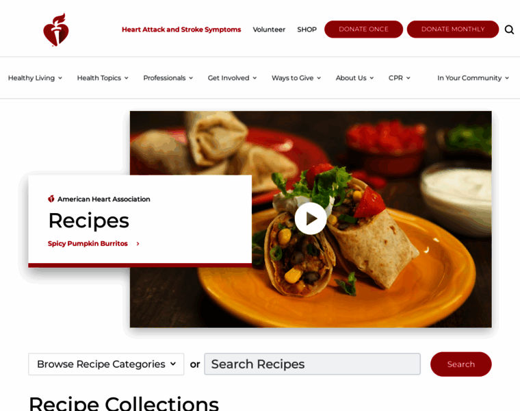 Recipes.heart.org thumbnail