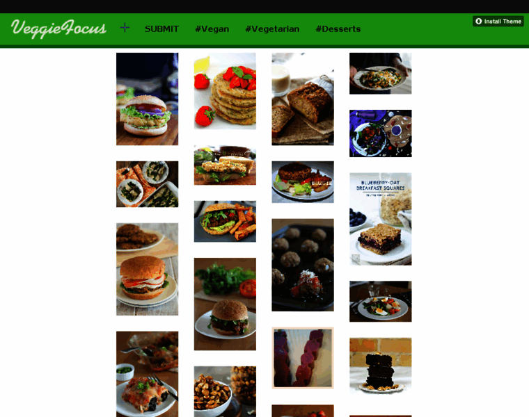 Recipes.veggiefocus.com thumbnail