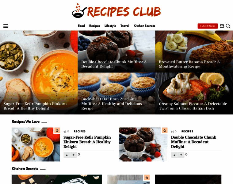 Recipesclub.org thumbnail