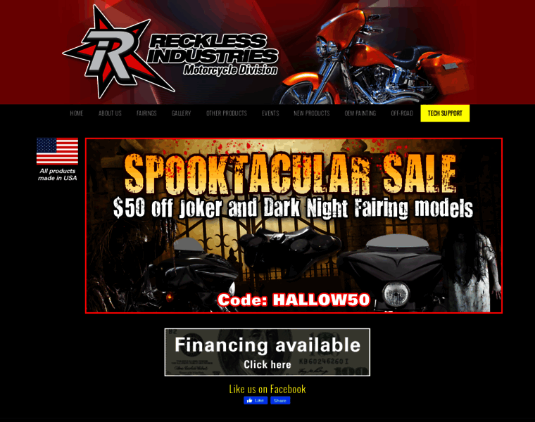 Recklessmotorcycles.com thumbnail