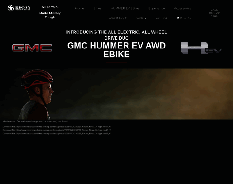 Reconpowerbikes.com thumbnail