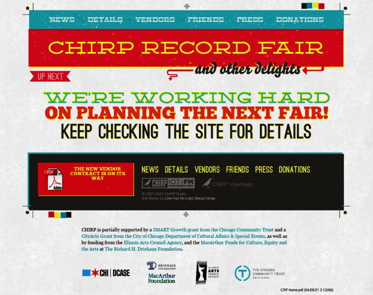 Recordfair.chirpradio.org thumbnail