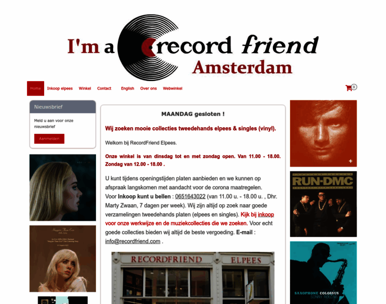 Recordfriendamsterdam.nl thumbnail
