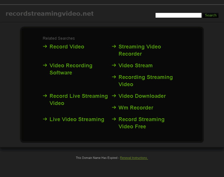 Recordstreamingvideo.net thumbnail