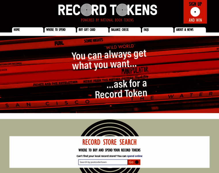 Recordtokens.co.uk thumbnail