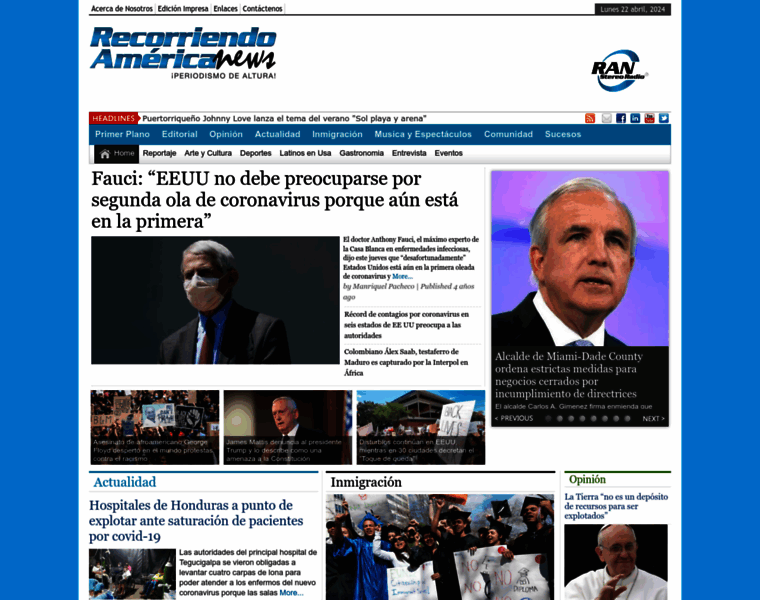 Recorriendoamericanews.com thumbnail