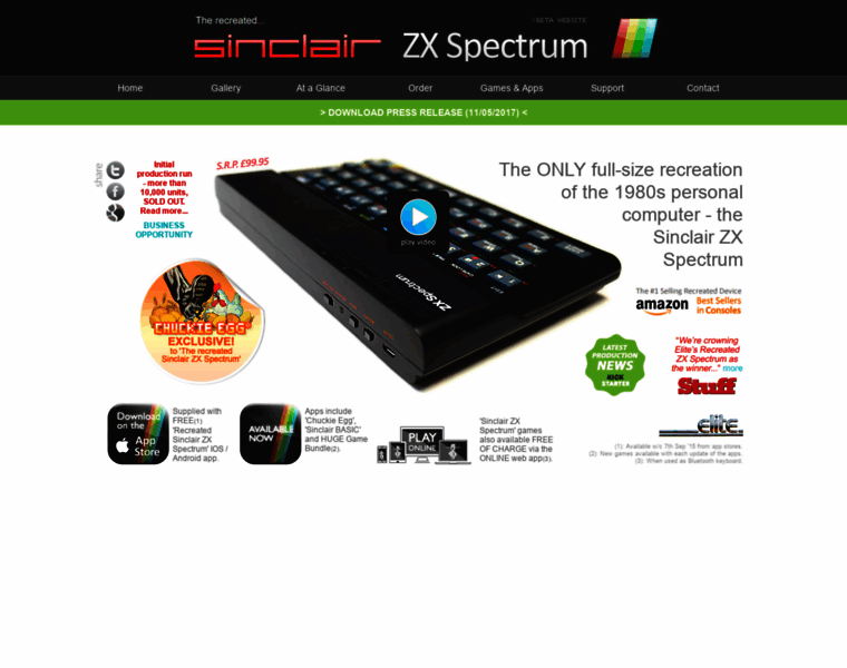 Recreatedzxspectrum.com thumbnail