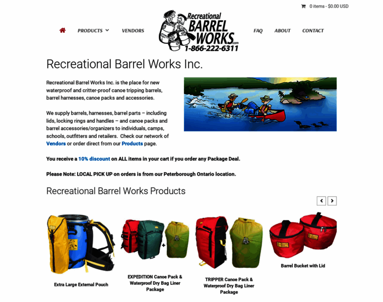 Recreationalbarrelworks.com thumbnail