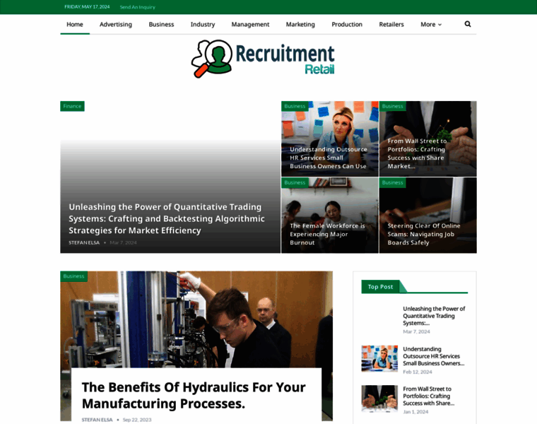 Recruitment-retail.com thumbnail