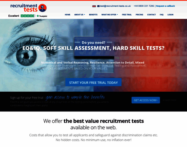 Recruitment-tests.co.uk thumbnail