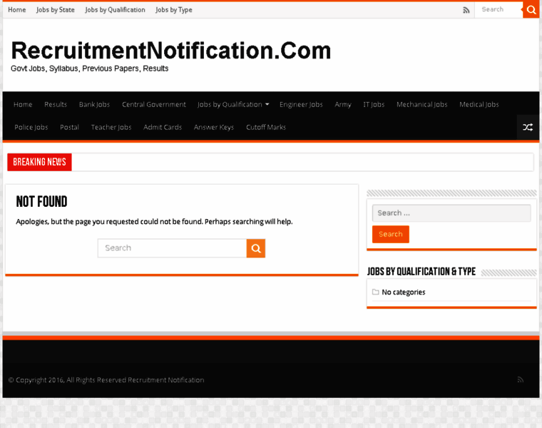 Recruitmentnotification.com thumbnail