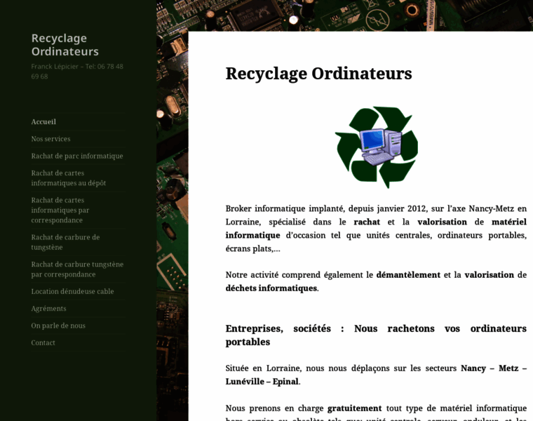 Recyclage-ordinateurs.fr thumbnail