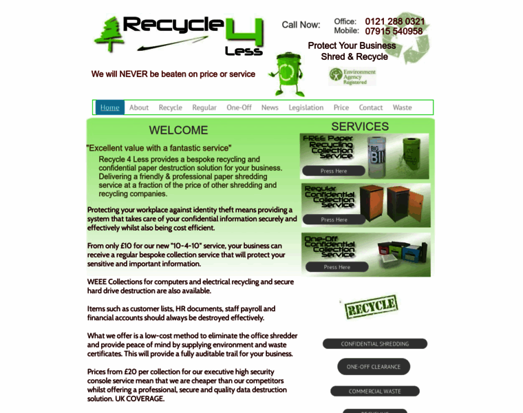 Recycle4less.co.uk thumbnail