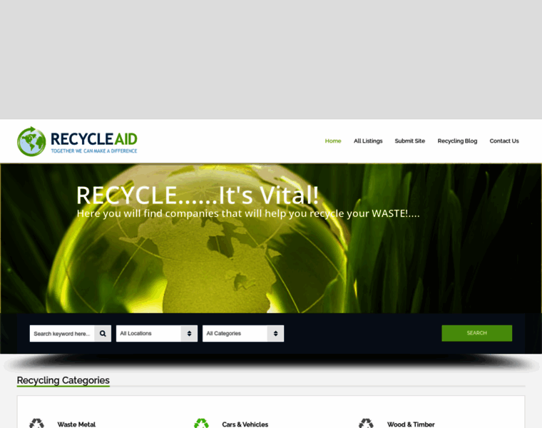 Recycleaid.co.uk thumbnail