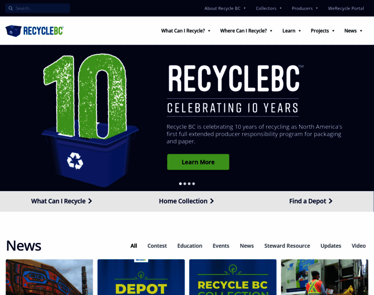 Recyclebc.ca thumbnail