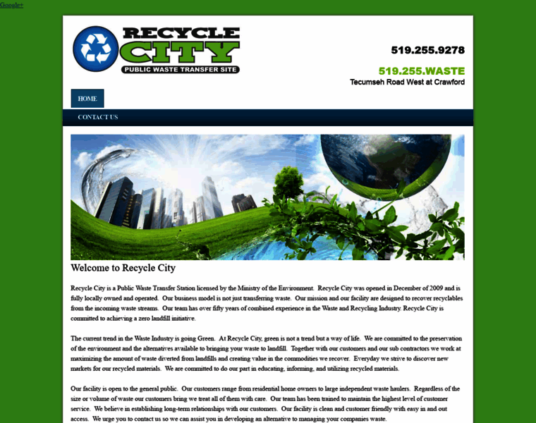 Recyclecity.ca thumbnail