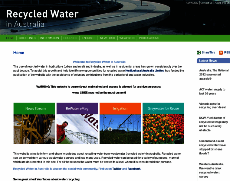 Recycledwater.com.au thumbnail