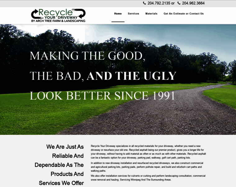 Recycleyourdriveway.com thumbnail