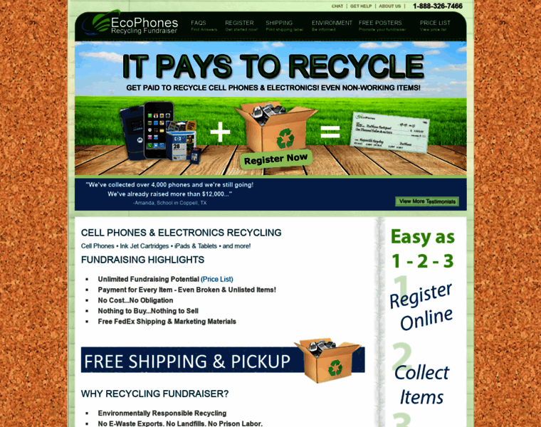 Recyclingfundraiser.com thumbnail