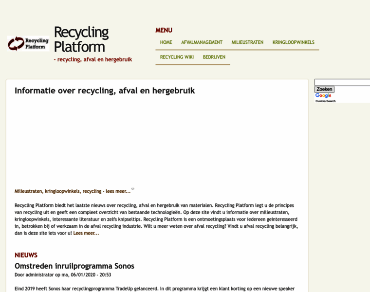 Recyclingplatform.nl thumbnail