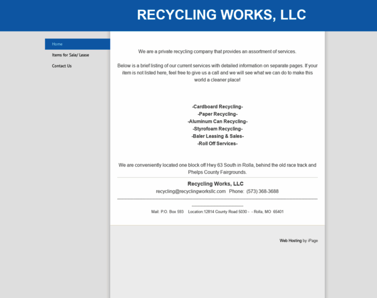 Recyclingworksllc.com thumbnail