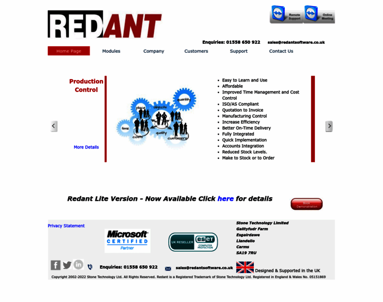 Redantsoftware.co.uk thumbnail