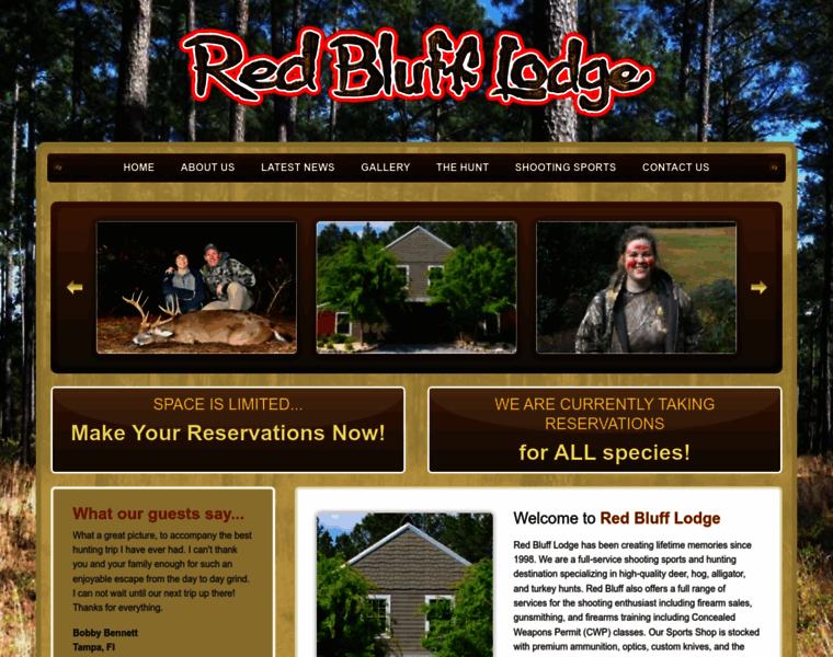 Redblufflodge.com thumbnail
