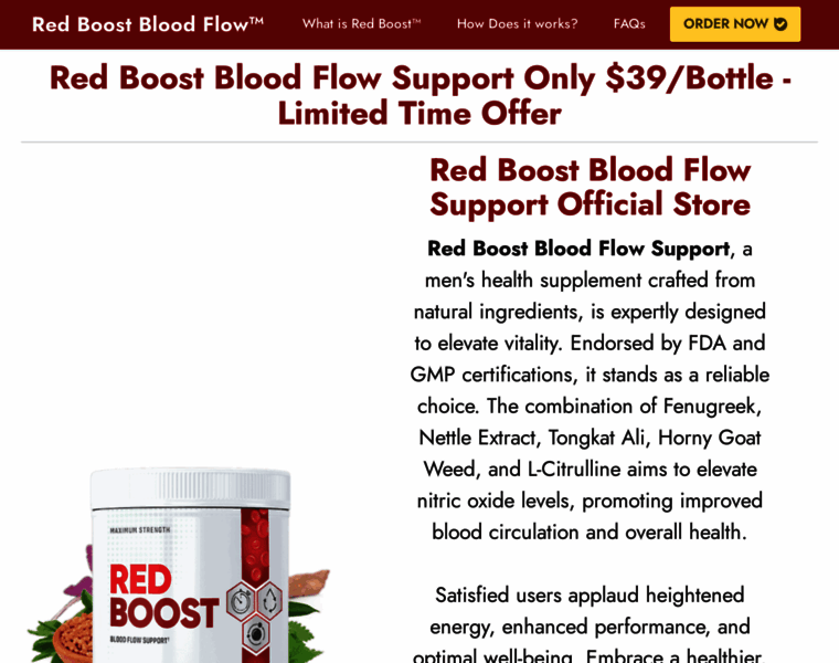 Redboost--bloodflowsupport.us thumbnail