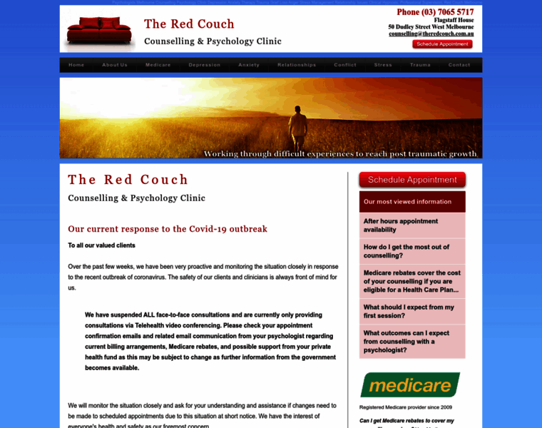 Redcouchpsychologycounsellingtherapyclinicmelbourne.com.au thumbnail