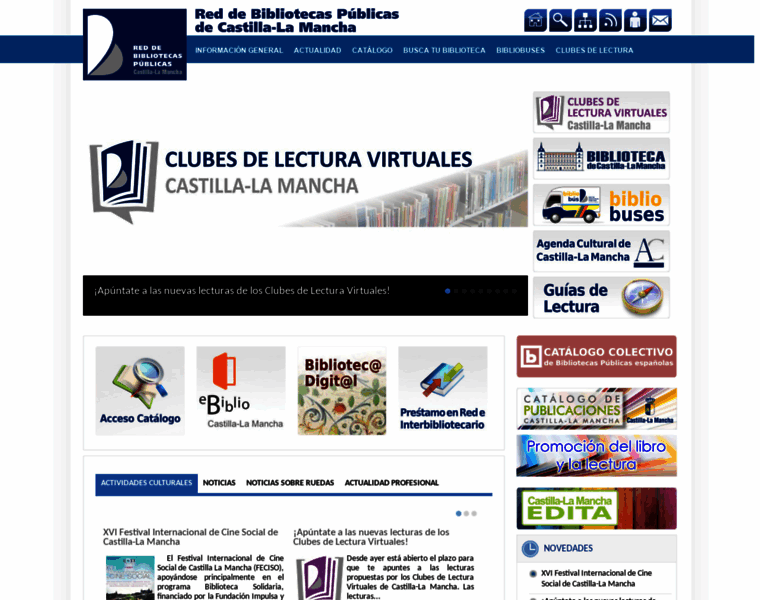 Reddebibliotecas.jccm.es thumbnail