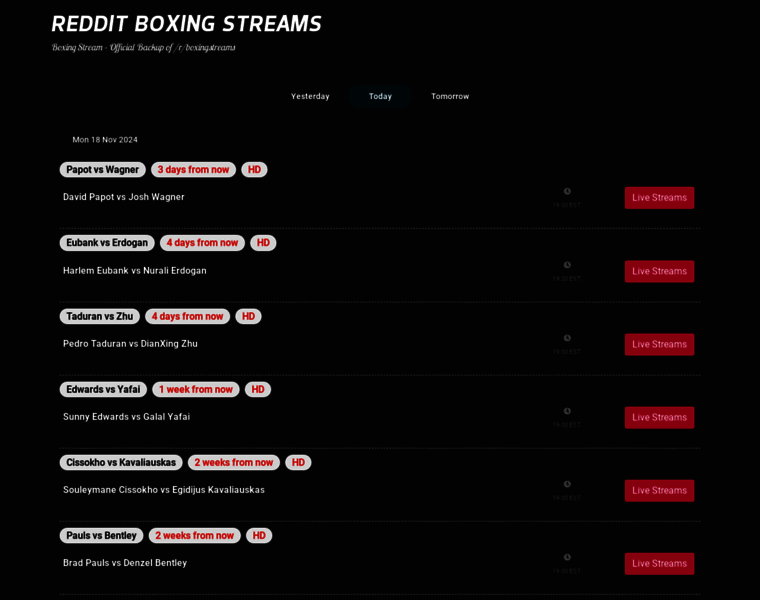 Redditboxingstreams.live thumbnail Redditboxingstreams.live thumbnail