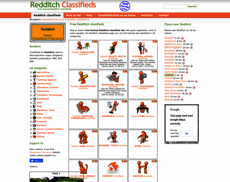 Redditch.classifieds-free.co.uk thumbnail