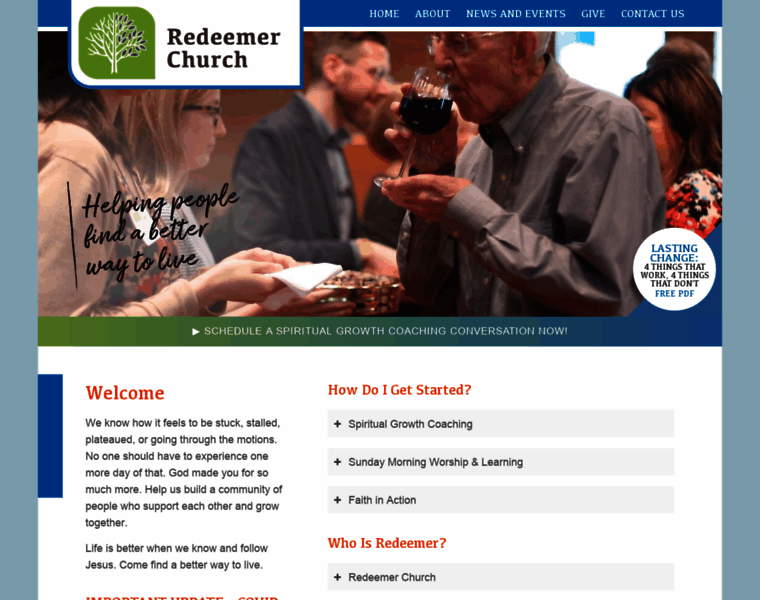 Redeemer-changinglives.com thumbnail