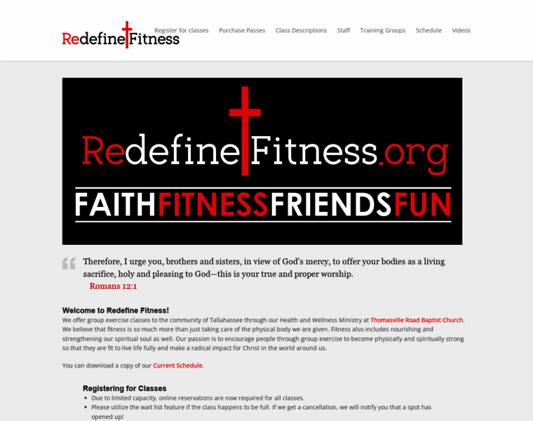 Redefinefitness.org thumbnail