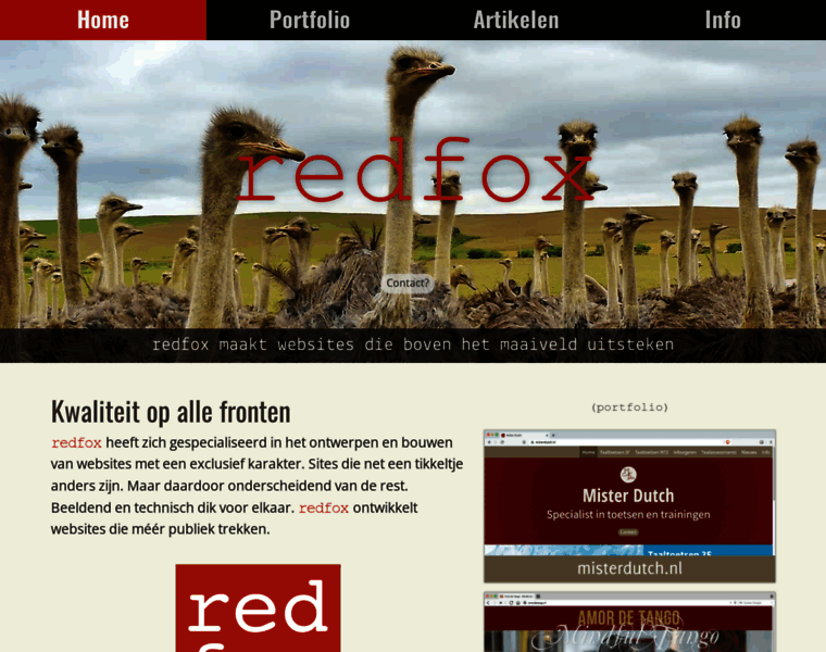 Redfoxwebdesign.nl thumbnail