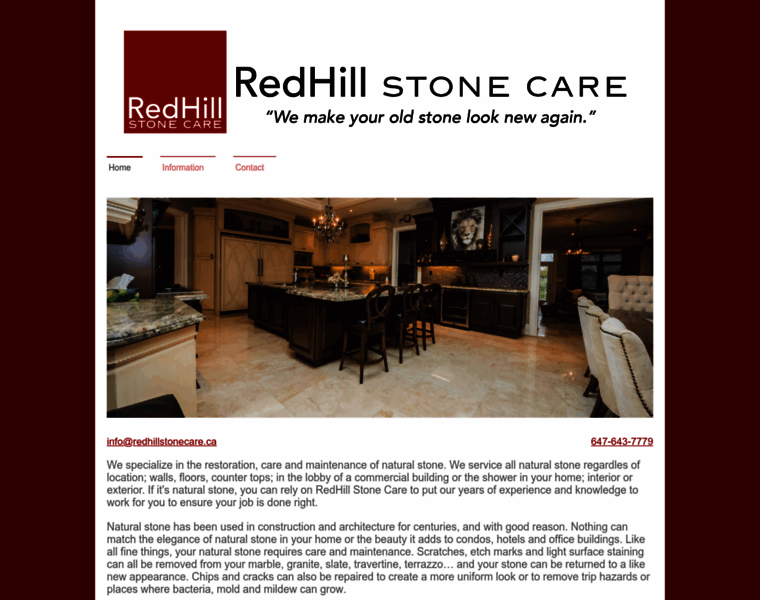 Redhillstonecare.ca thumbnail