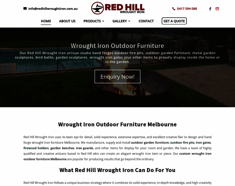 Redhillwroughtiron.com.au thumbnail