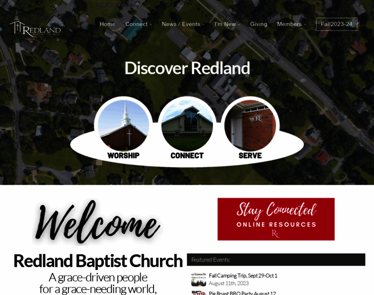 Redlandbaptist.org thumbnail