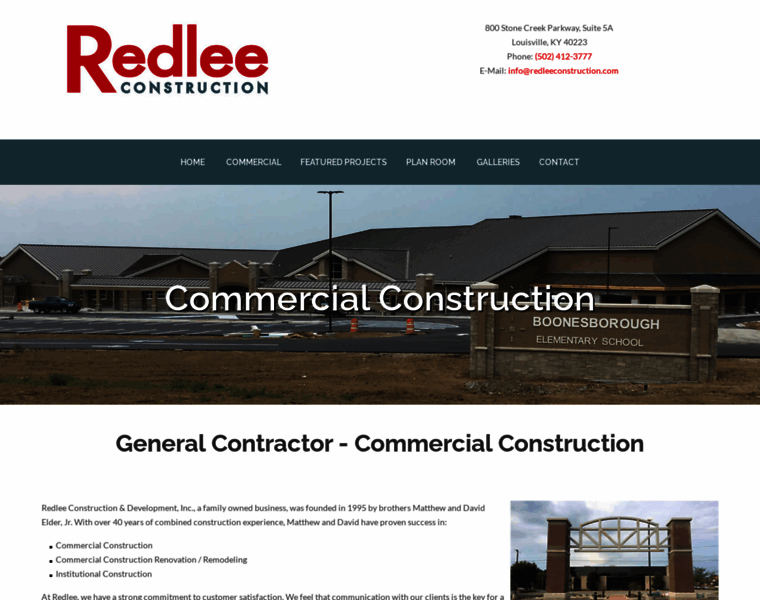 Redleeconstruction.com thumbnail
