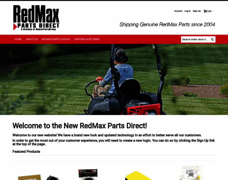 Redmaxpartsdirect.com thumbnail