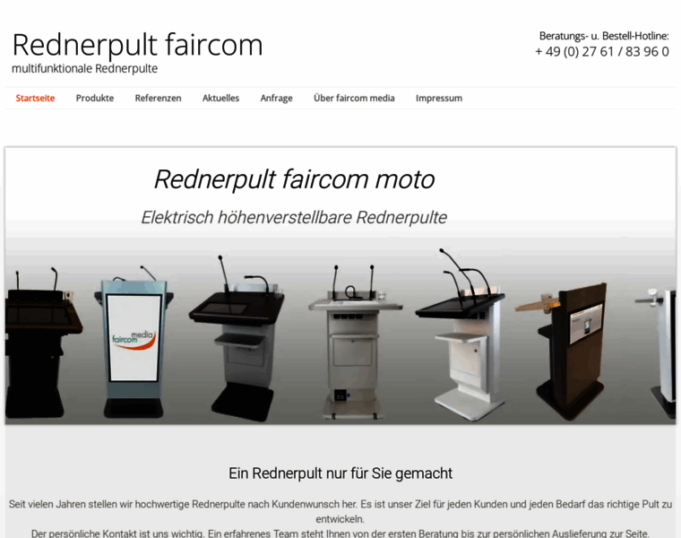 Rednerpult-faircom.de thumbnail