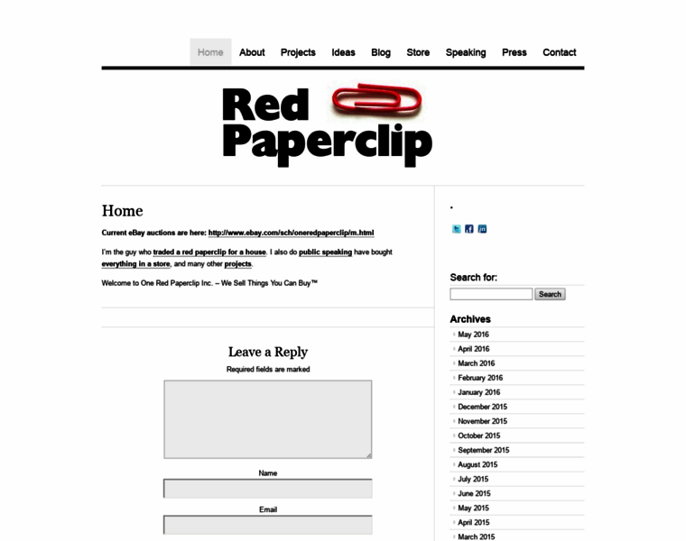 Redpaperclip.com thumbnail