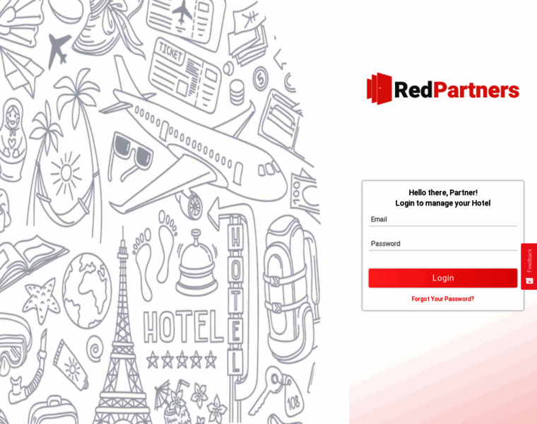 redpartners.reddoorz.com at WI. Redpartners Dashboard