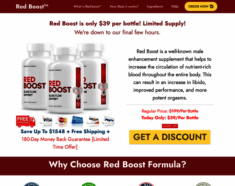 Redred-boost.com thumbnail
