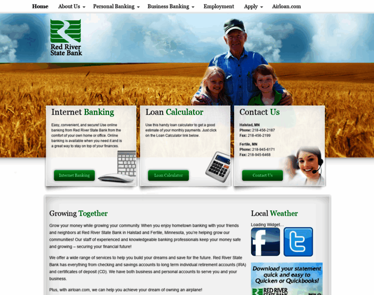 Redriverbank.com thumbnail