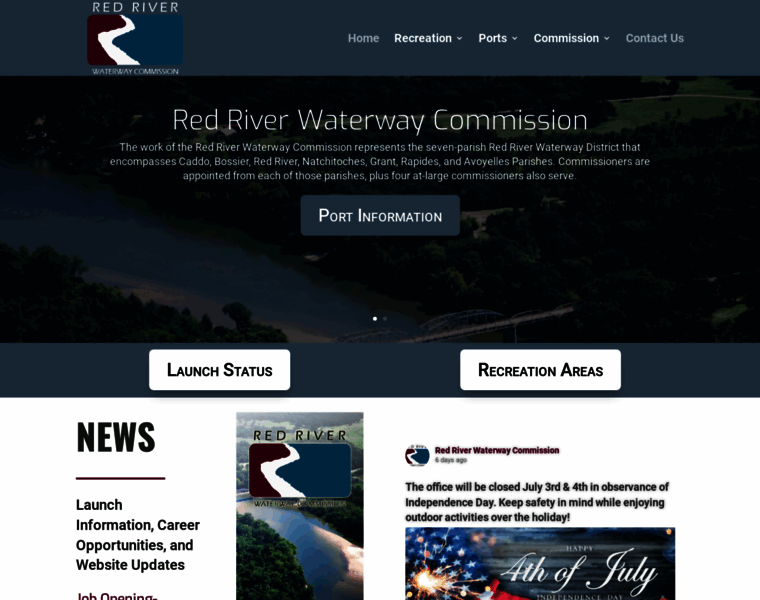Redriverwaterway.com thumbnail