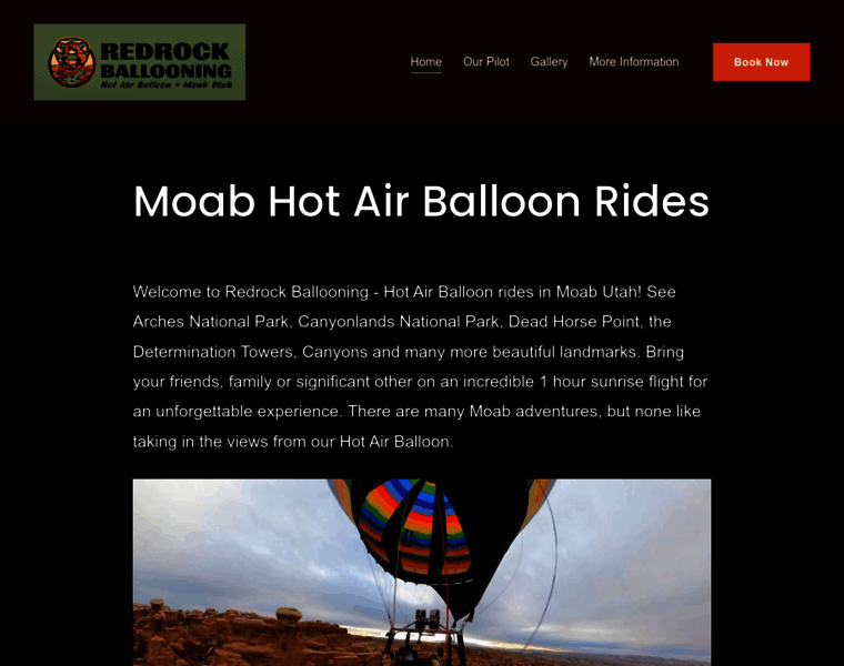 Redrockballooning.com thumbnail