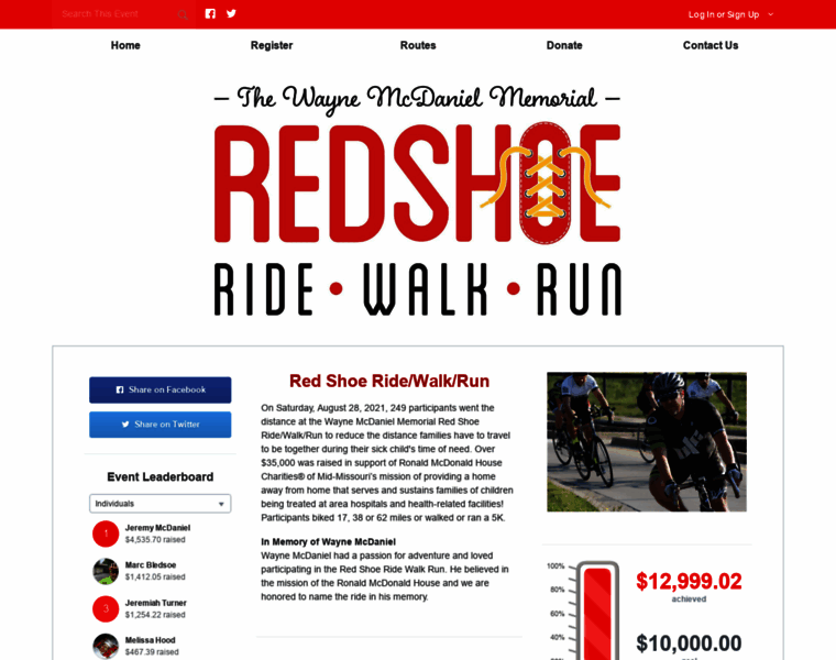 Redshoeride.com thumbnail